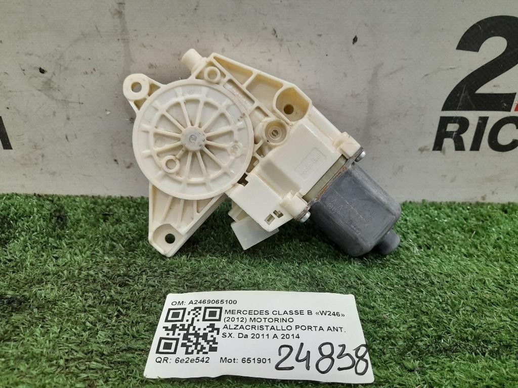 Motorino Alzacristallo Porta ANT SX A2469065100 Mercedes Classe B W246 2012