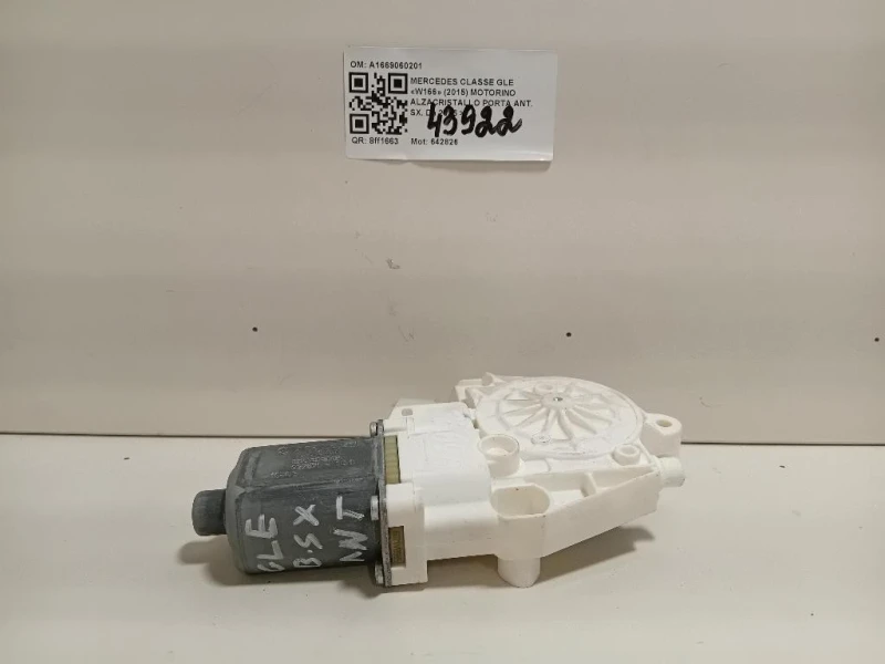 Motorino Alzacristallo Porta ANT SX A1669060201 Mercedes Classe GLE W166 2015