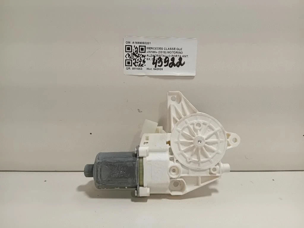 Motorino Alzacristallo Porta ANT SX A1669060201 Mercedes Classe GLE W166 2015