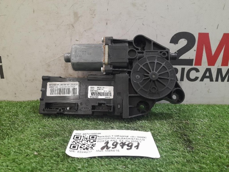 Motorino Alzacristallo Porta ANT SX 807310004R Renault Mégane III 2009