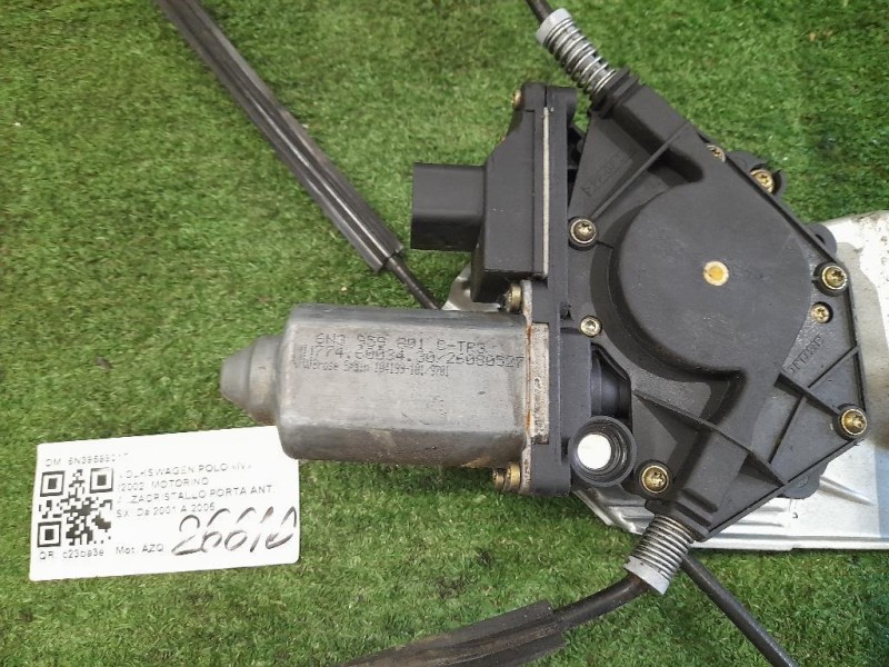 Motorino Alzacristallo Porta ANT SX 6N3959801C Volkswagen POLO IV 2002