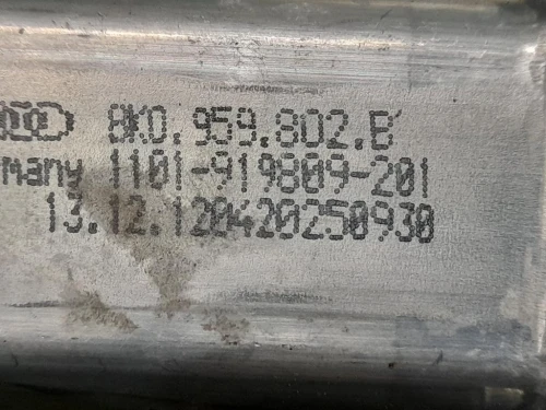Motorino Alzacristallo Porta POST DX 959811 Audi A4 8K2 2012