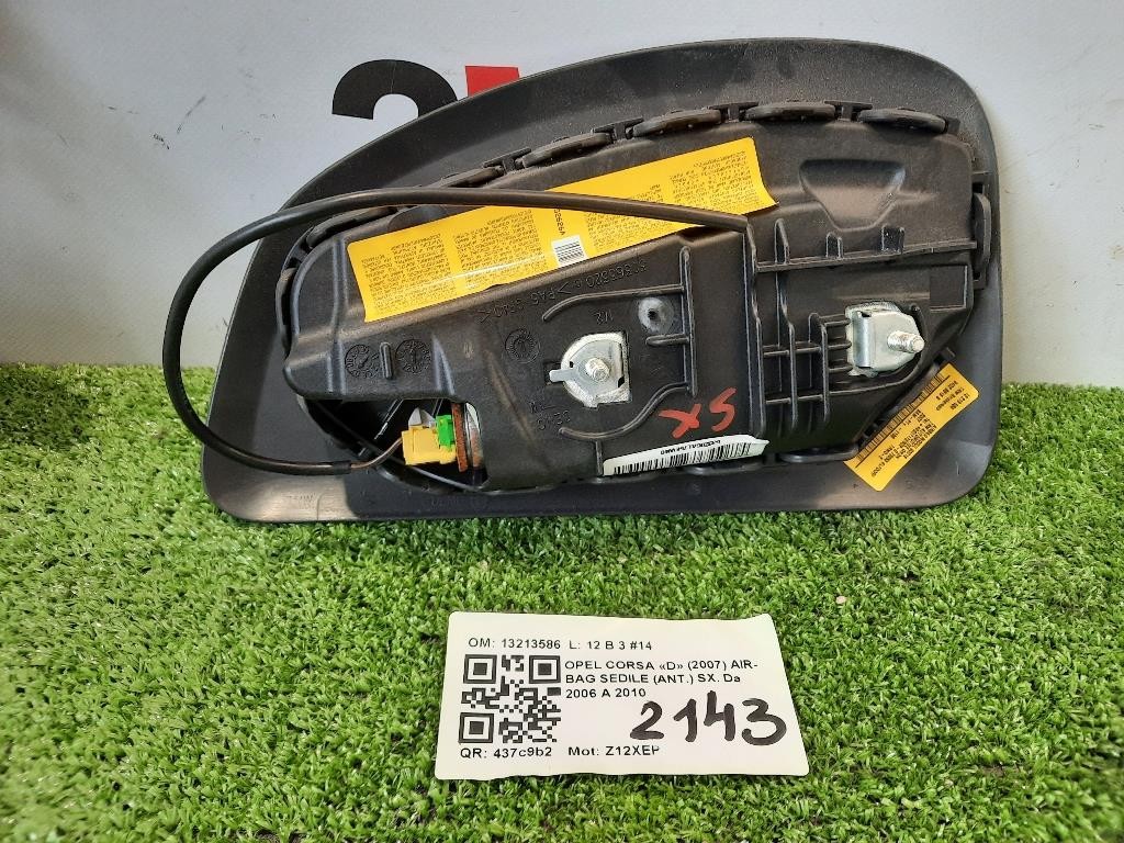 Air-bag Sedile ANT SX 13213586 Opel Corsa D 2007