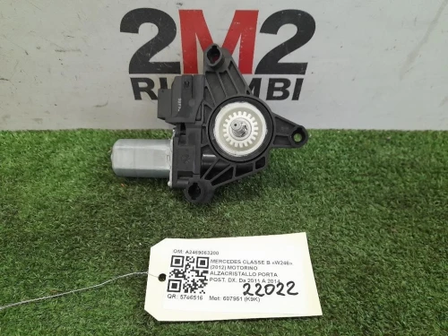 Motorino Alzacristallo Porta POST DX A2469063200 Mercedes Classe B W246 2012