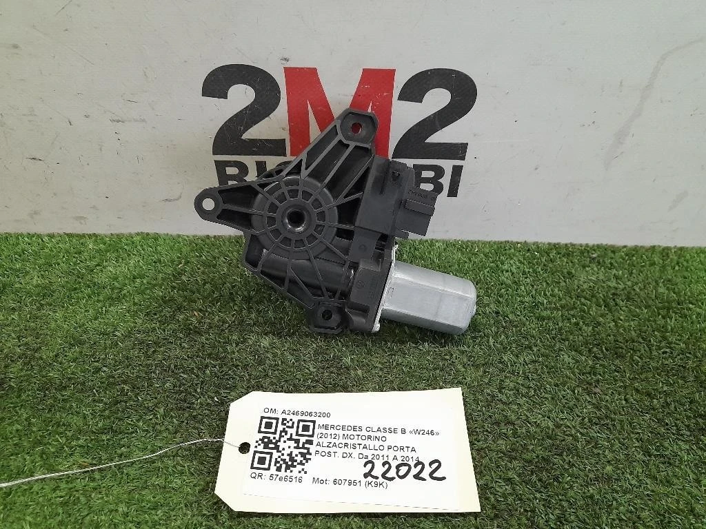 Motorino Alzacristallo Porta POST DX A2469063200 Mercedes Classe B W246 2012