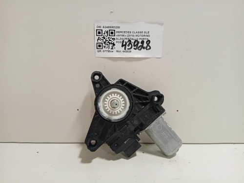 Motorino Alzacristallo Porta POST DX