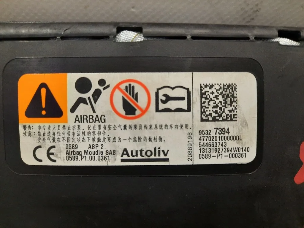 Air-bag Sedile ANT SX 95327394 Opel Mokka 2013