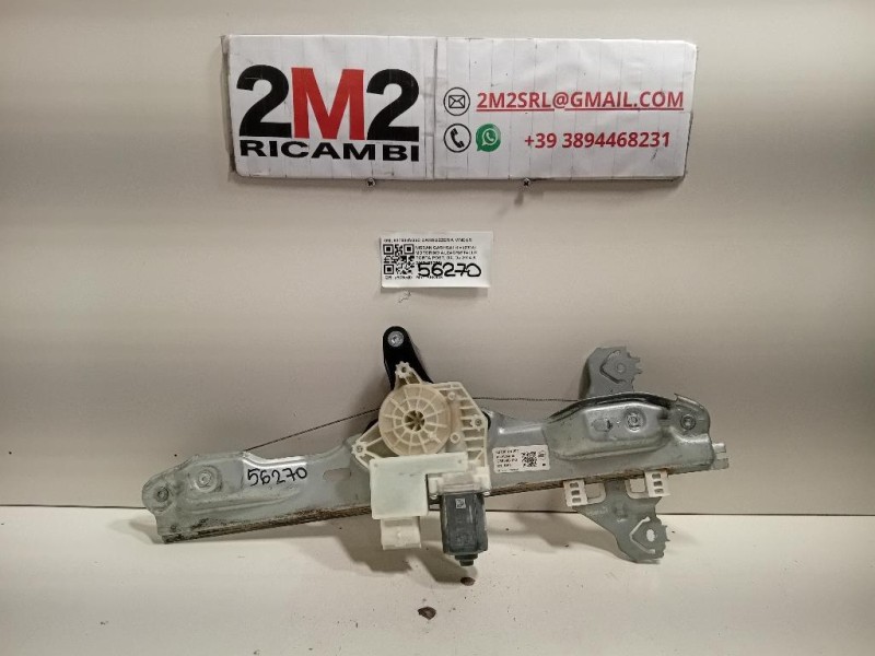 Motorino Alzacristallo Porta POST DX 82700HV33C Nissan Qashqai II 2014