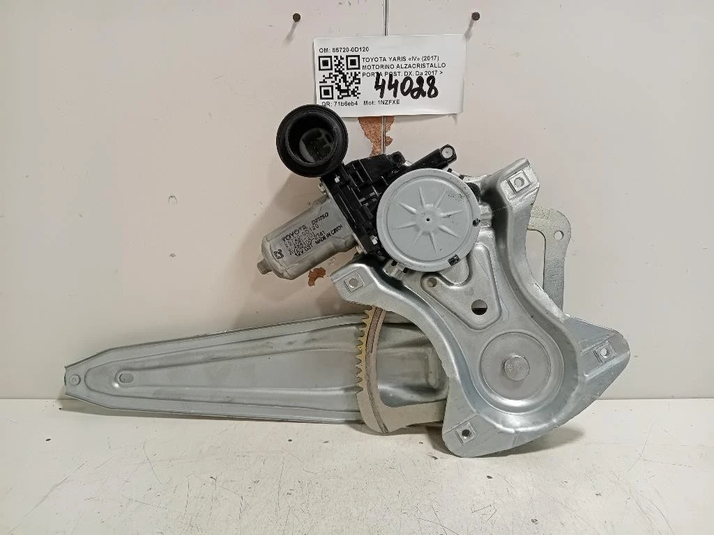 Motorino Alzacristallo Porta POST DX 85720-0D120 Toyota Yaris IV 2017