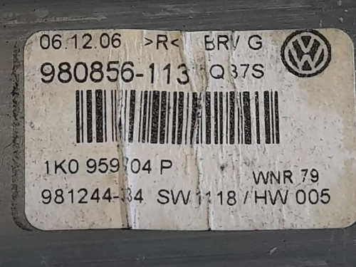 Motorino Alzacristallo Porta POST DX 1K0959704P Volkswagen Passat V 2005