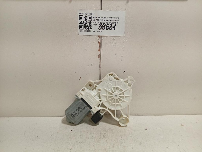 Motorino Alzacristallo Porta POST SX 4K8 858 811 Audi A6 4GD Avant 2016