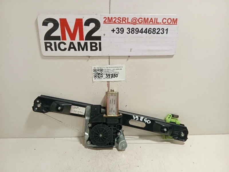 Motorino Alzacristallo Porta POST SX 7067797-13 Bmw Serie 1 E87 Berlina 2005