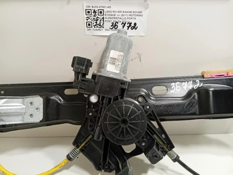 Motorino Alzacristallo Porta POST SX BJ32-27001-AD Land Rover Range Rover Evoque I 2011