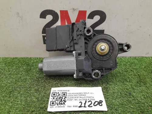 Motorino Alzacristallo Porta POST SX 1K4839401E Volkswagen GOLF V 2004