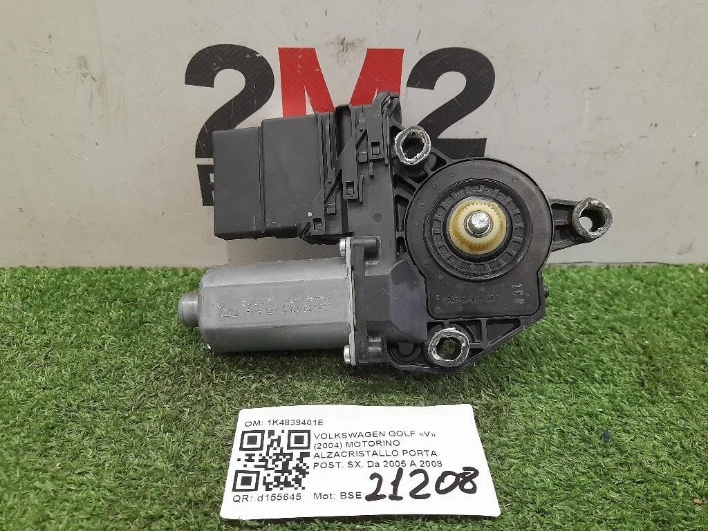 Motorino Alzacristallo Porta POST SX 1K4839401E Volkswagen GOLF V 2004