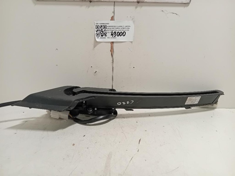Motorino Apertura Automatica Portello DX A2059063603 Mercedes Classe C W205 2014