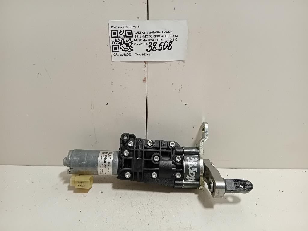 Motorino Apertura Automatica Portello SX 4K9827851B Audi A6 4a5c8 Avant 2018