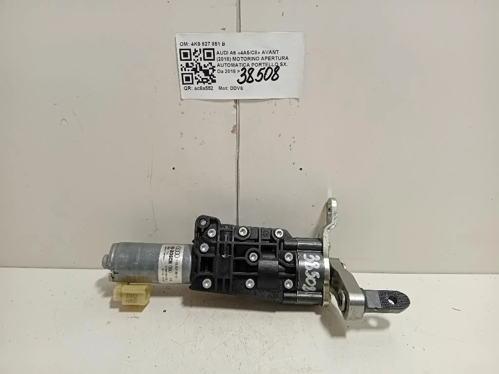 Motorino Apertura Automatica Portello SX 4K9827851B Audi A6 4a5c8 Avant 2018