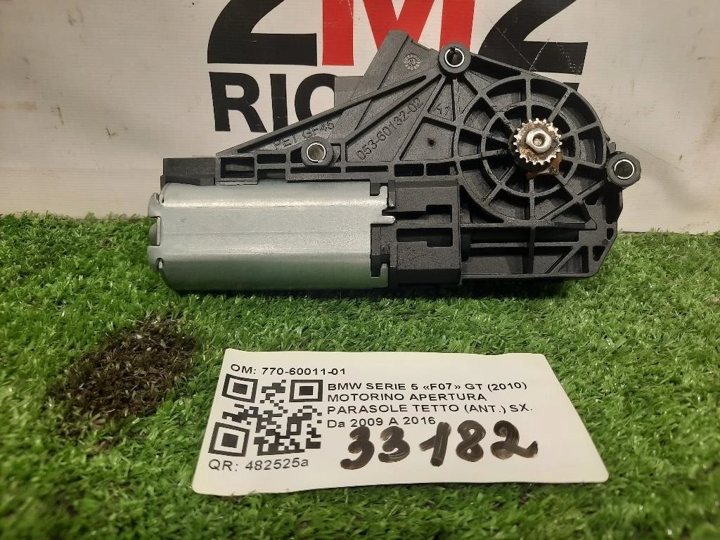 Motorino Apertura Parasole Tetto ANT SX 770-60011-01 Bmw Serie 5 F07 GT 2010
