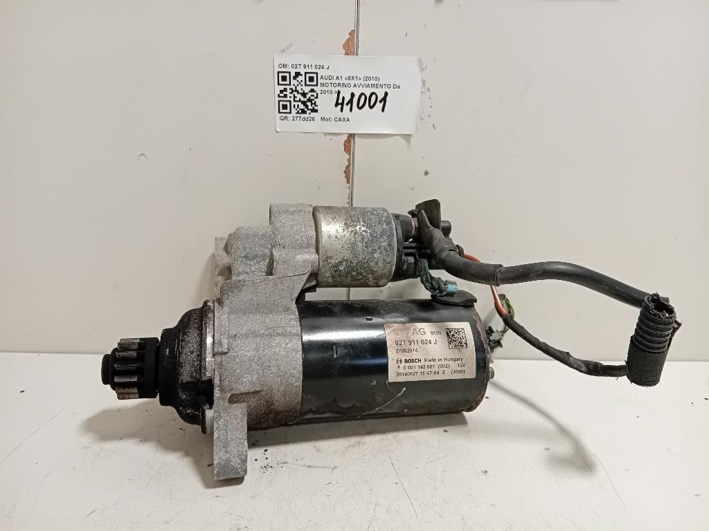 Motorino Avviamento 02T 911 024 J Audi A1 8X1 2010
