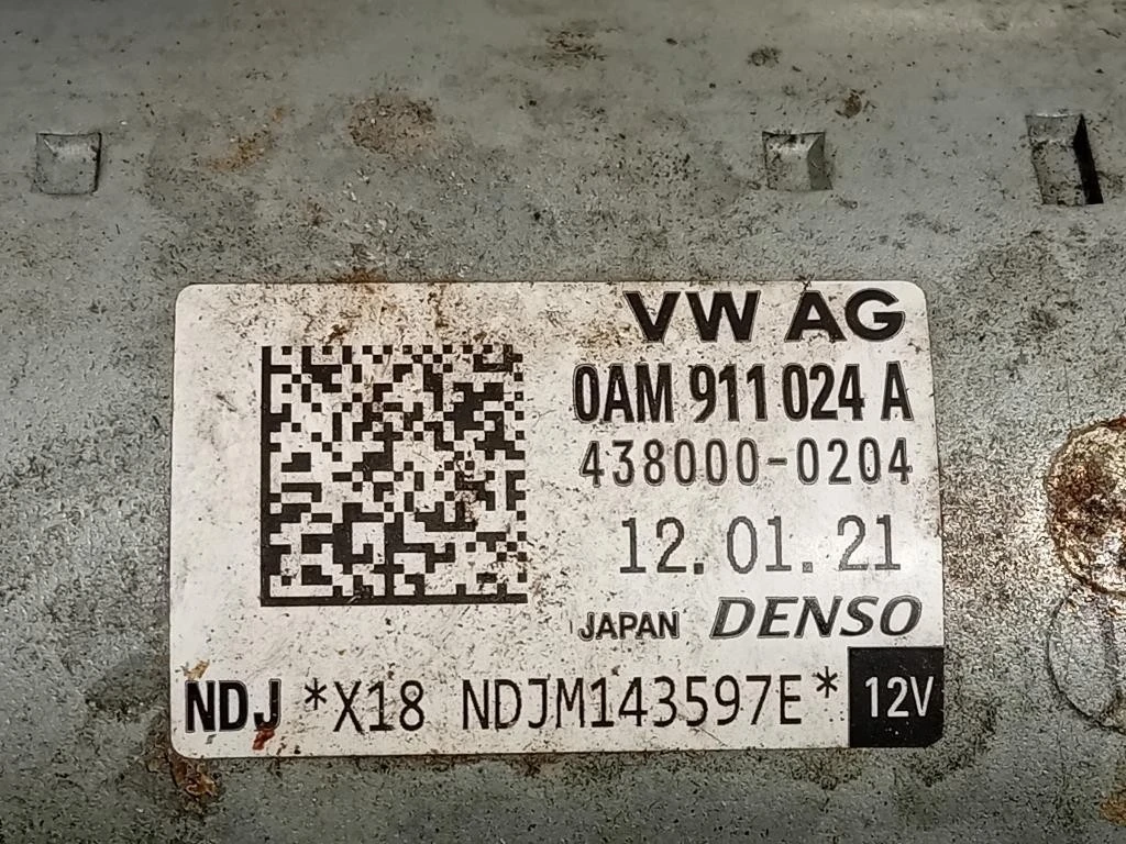 Motorino Avviamento 0AM 911 024 A Audi A1 8XA Sportback 2012