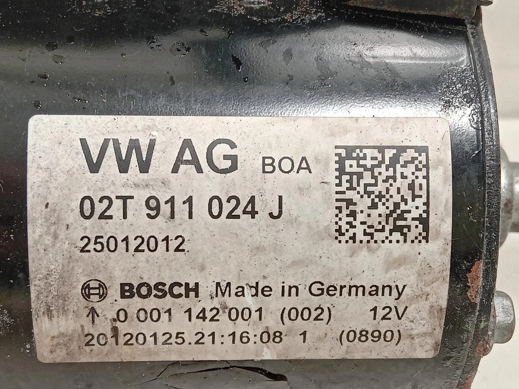 Motorino Avviamento 02T 911 024 J Audi A1 8XA Sportback 2012