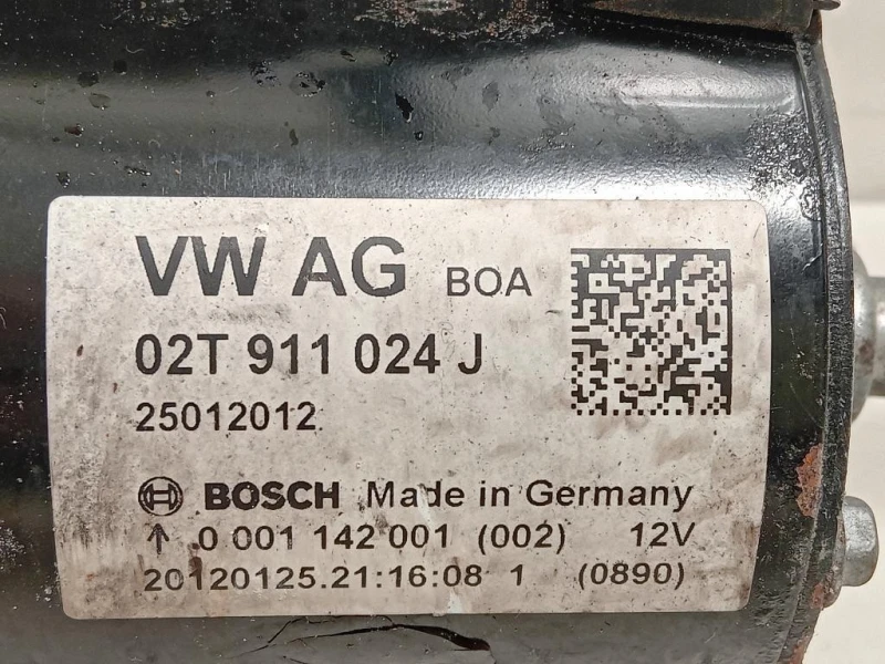 Motorino Avviamento 02T 911 024 J Audi A1 8XA Sportback 2012
