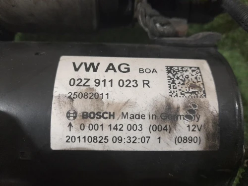 Motorino Avviamento 02Z911023R Audi A3 8P1 2004