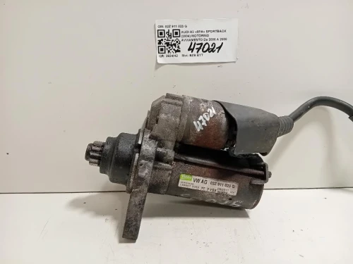 Motorino Avviamento 02Z 911 023 G Audi A3 8PA Sportback 2004
