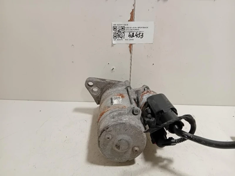 Motorino Avviamento 02Z 911 024 B Audi A3 8VA Sportback 2012