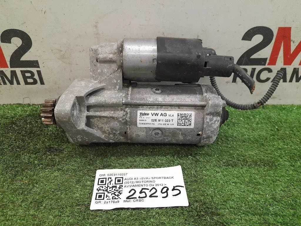 Motorino Avviamento 02E911023T Audi A3 8VA Sportback 2012