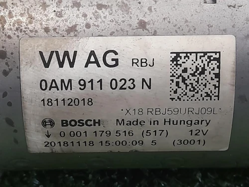 Motorino Avviamento 0AM911023N Audi A3 8VF Sportback 2016