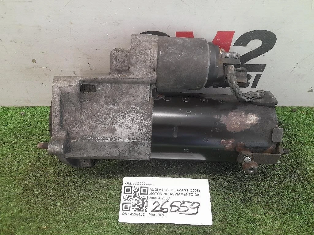 Motorino Avviamento 03G911023X Audi A4 8ED Avant 2005
