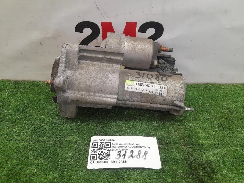 Motorino Avviamento 06D911023A Audi A4 8K2 2008