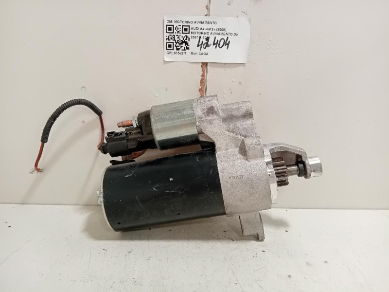Motorino Avviamento 03L911021G Audi A4 8K2 2008