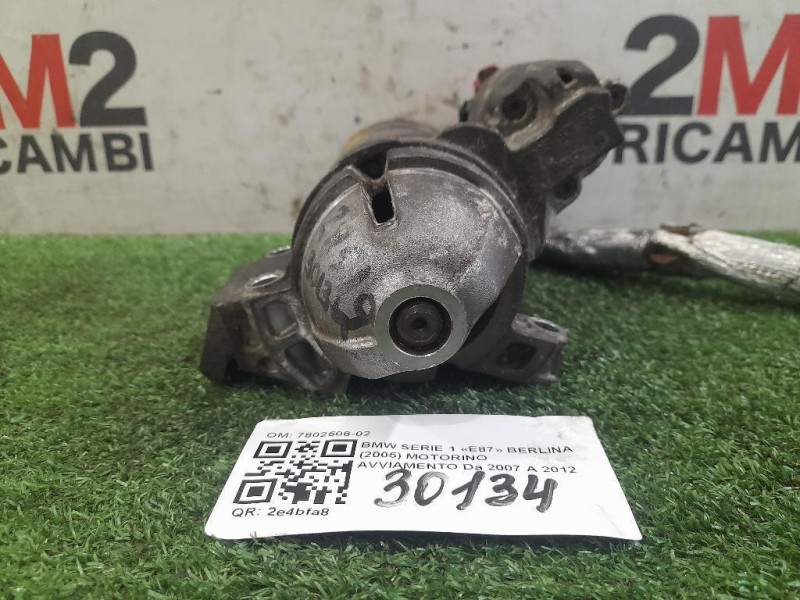 Motorino Avviamento 7802508-02 Bmw Serie 1 E87 Berlina 2005