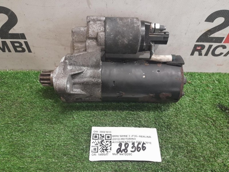 Motorino Avviamento 20081013 Bmw Serie 3 F30 Berlina 2012