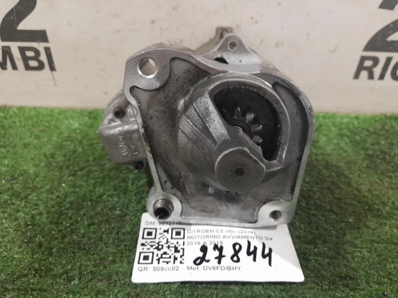 Motorino Avviamento 9812715380 Citroen C3 III 2016