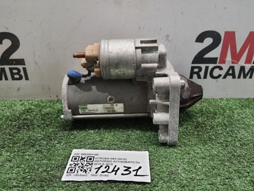 Motorino Avviamento 9662854180 Citroen DS3 2010