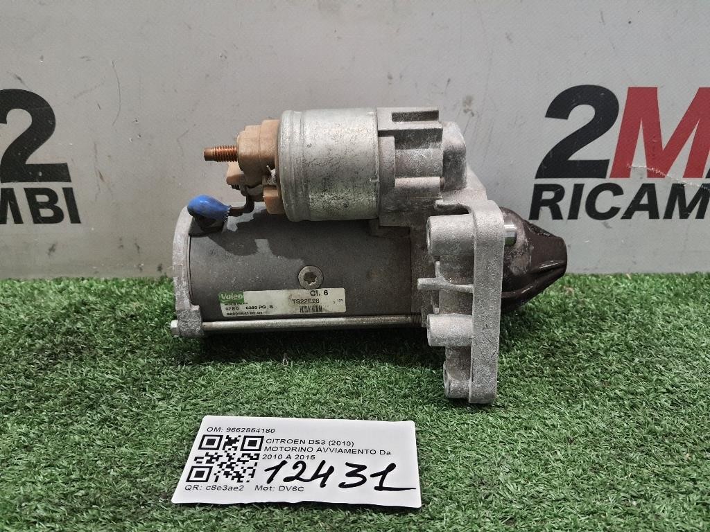 Motorino Avviamento 9662854180 Citroen DS3 2010