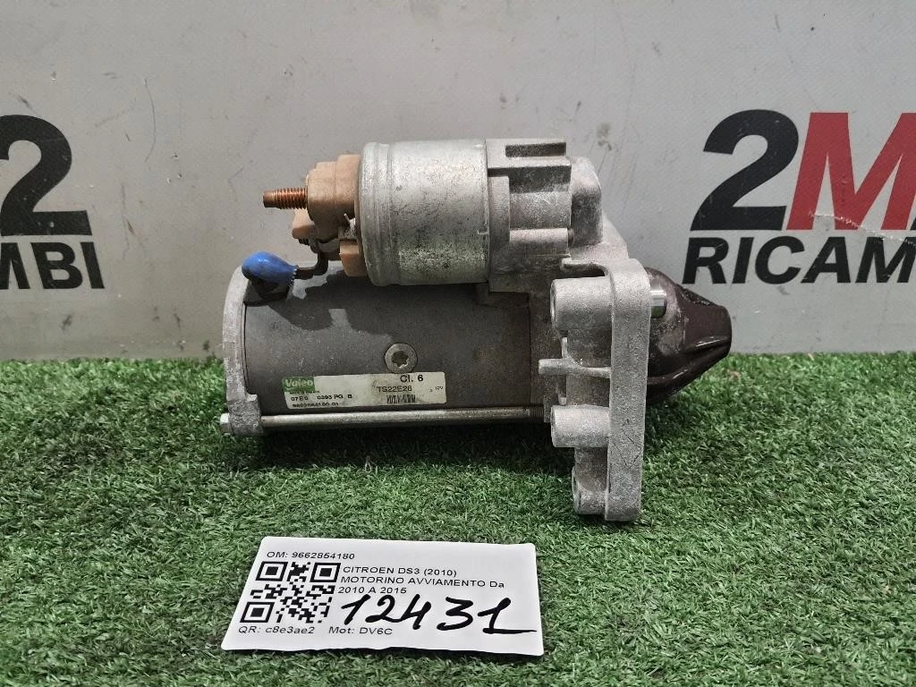 Motorino Avviamento 9662854180 Citroen DS3 2010