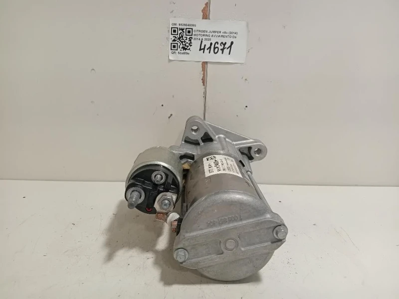 Motorino Avviamento 9826048080 Citroen Jumper III 2014