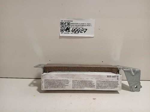 Air-bag Sedile ANT SX 85850-51K00 Suzuki Splash 2008