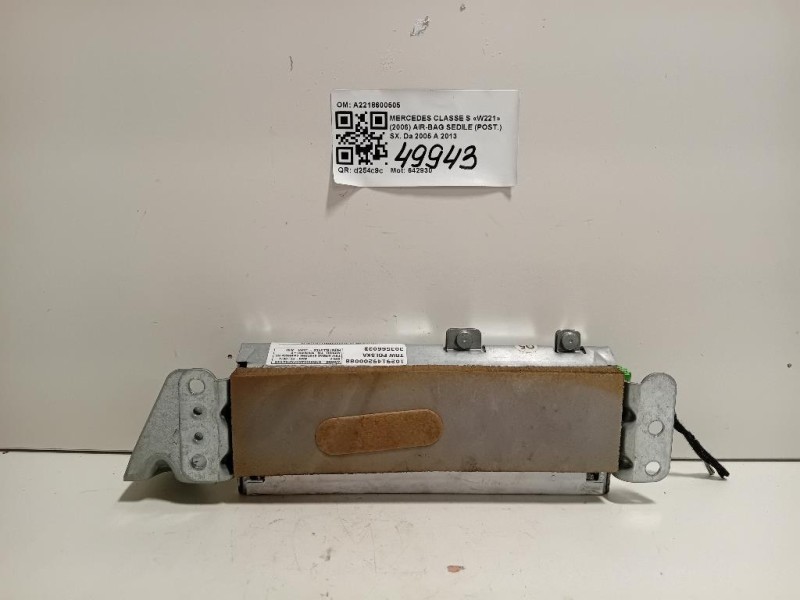 Air-bag Sedile POST SX A2218600505 Mercedes Classe S W221 2006