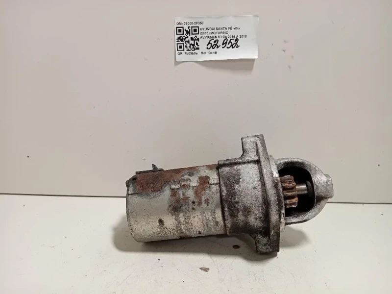 Motorino Avviamento 36000-2F350 Hyundai Santa FÉ IV 2015