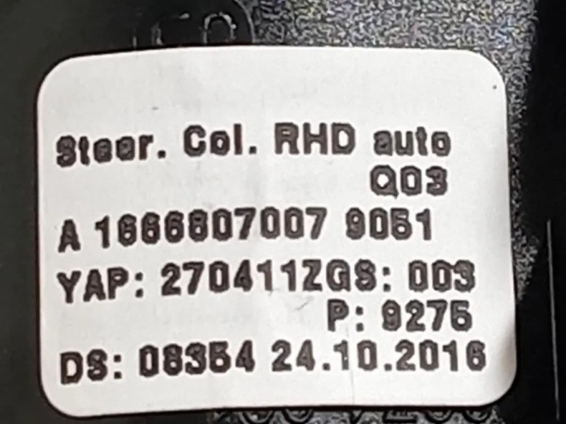 Devioguida Completo A 1666807007-9051 Mercedes Classe GLE W166 2015