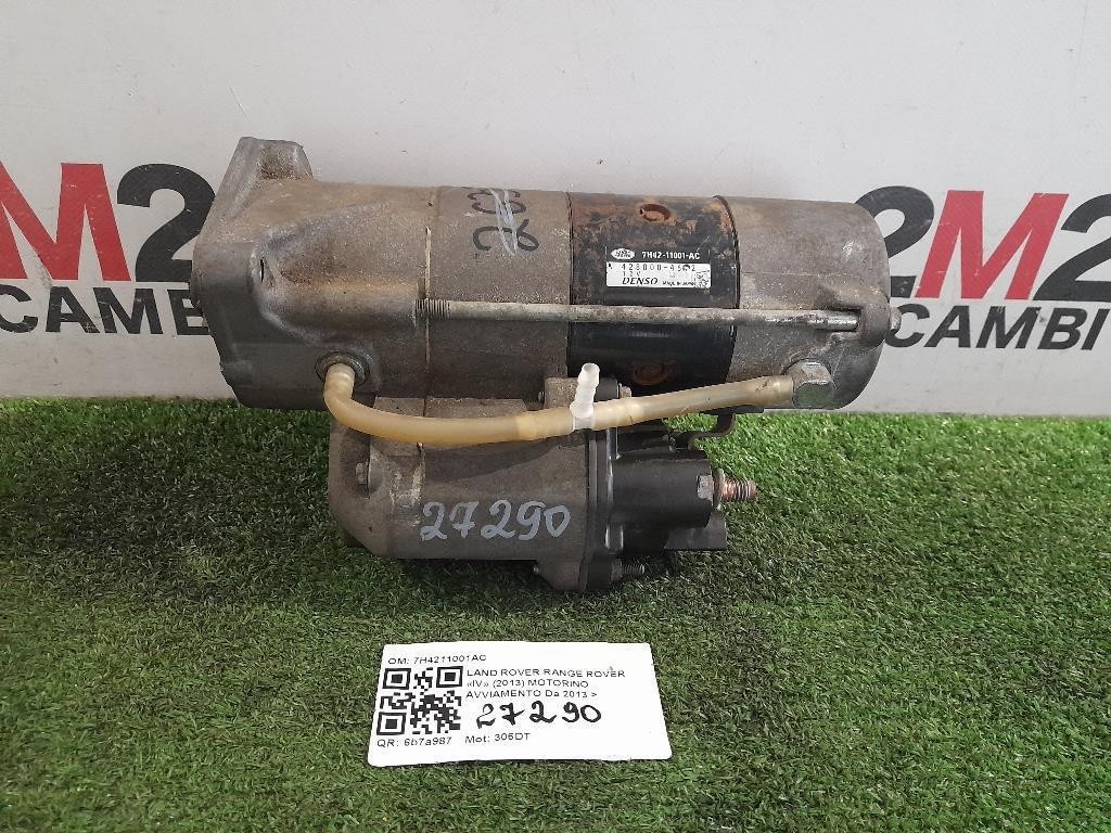 Motorino Avviamento 7H4211001AC Land Rover Range Rover IV 2013