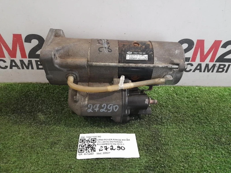 Motorino Avviamento 7H4211001AC Land Rover Range Rover IV 2013