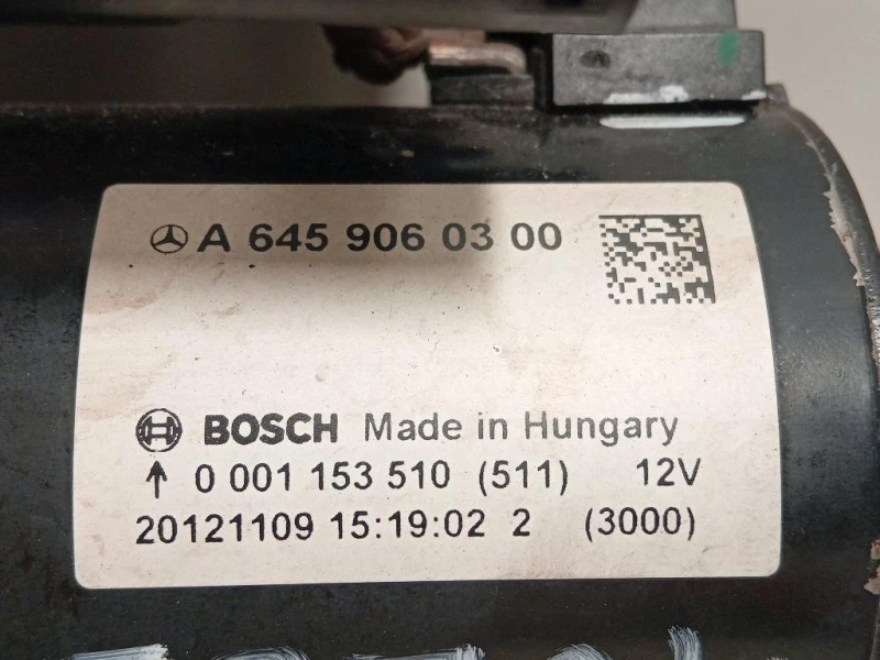 Motorino Avviamento A6459060300 Mercedes Classe B W246 2012