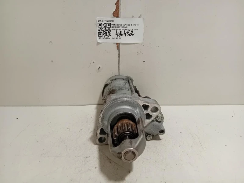 Motorino Avviamento A2709060026 Mercedes Classe B W246 2012